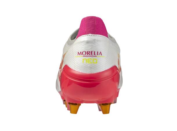 Morelia Neo IV ß Elite MIX Hvit/Rosa 11 Fotballsko til naturgress 