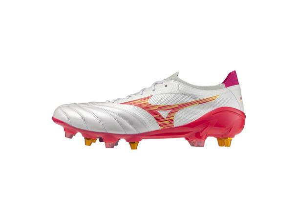 Morelia Neo IV ß Elite MIX Hvit/Rosa 8,5 Fotballsko til naturgress 