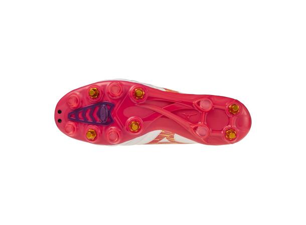Morelia Neo IV ß Elite MIX Hvit/Rosa 8,5 Fotballsko til naturgress 