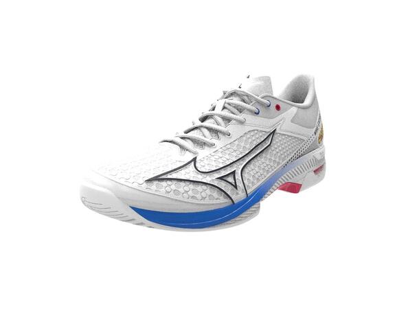 Wave Exceed Tour 5 AC Hvit/Blå 10,5 Toppmodell til tennis og padel