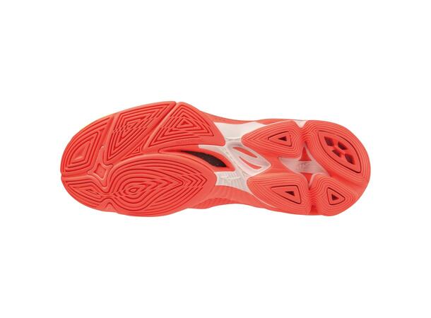Wave Lightning Z7 Neonoransje 8 Lett og stabil innendørssko 
