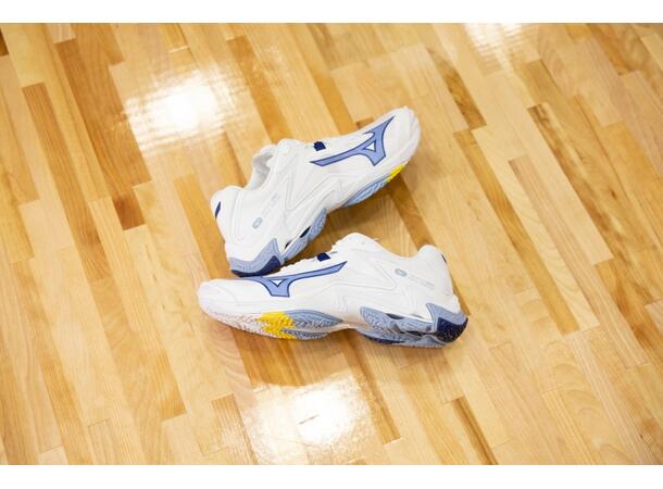 Wave Lightning Z8 Hvit/Blå 8,5 Lett og stabil innendørssko 