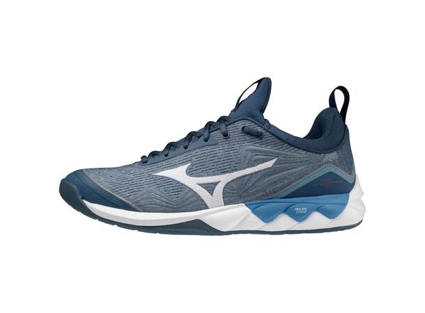 Wave Luminous 2 Bla Hvit 9 5 Innendorssko med hoy komfort Mizuno Norge
