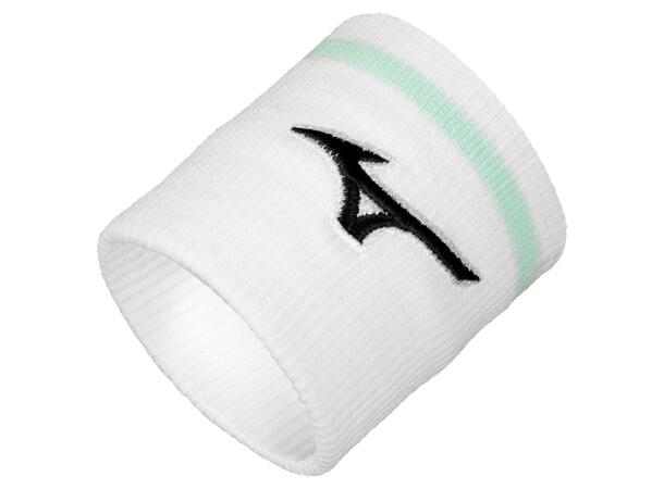 Wristband Short With Line Hvit/Grønn NS 2 stk svettebånd 