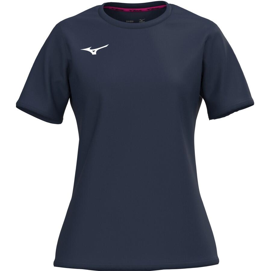 Mizuno Training Tee W Marine XS T-skjorte trening