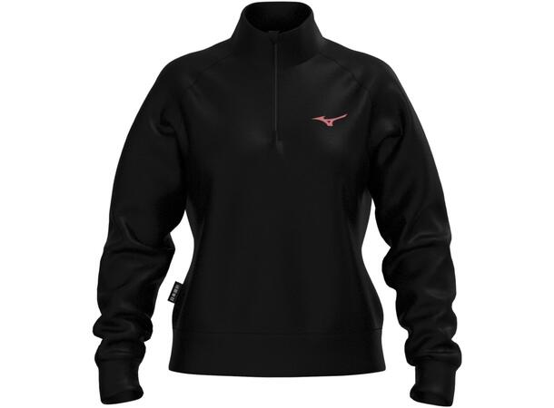 Athletic 1/4 Zip Top W Sort XS Half-zip genser til dame 