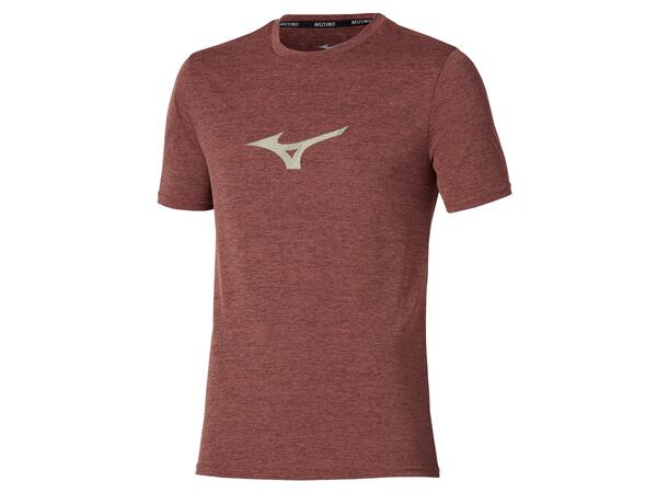 Core Runbird Short Sleeve Tee MørkRød L T-skjorte til trening 