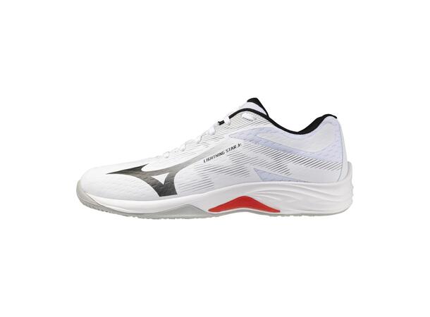 Lightning Star Jr. Hvit/Sort 1 Stabil innendørssko til barn 