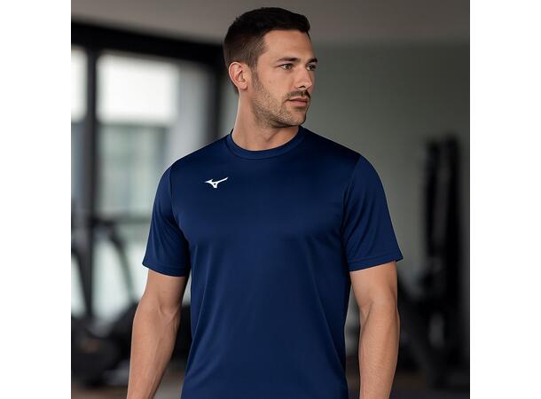 Men Core SS Tee Marine L Teknisk T-skjorte til trening 