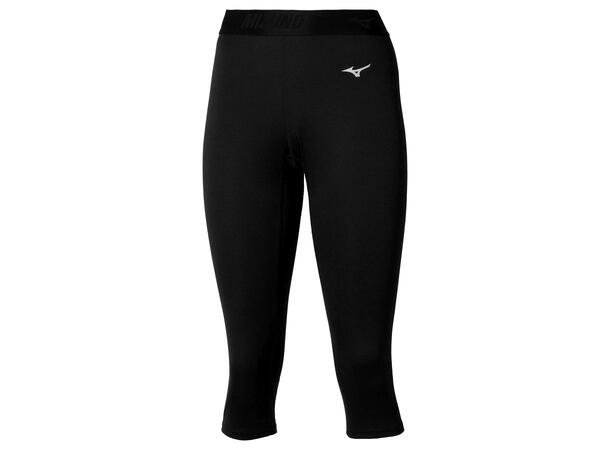 Mid Weight 3/4 Tights W Sort M Treningstights vinter, 3/4 lengde 