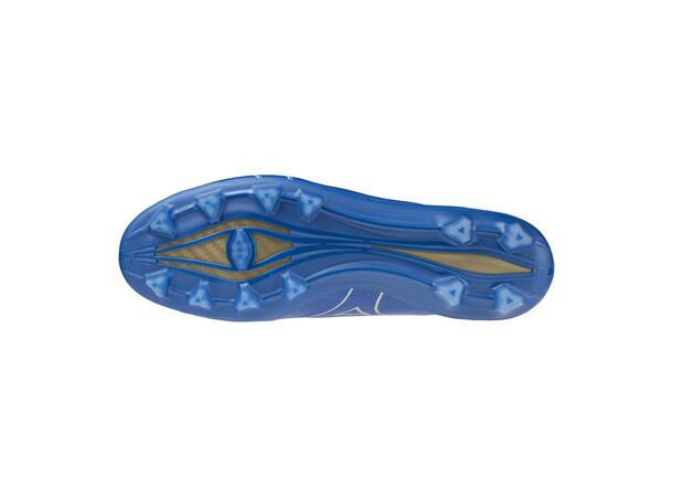 Mizuno Alpha Japan Blå/Hvit 9,5 Toppmodell, naturgress 