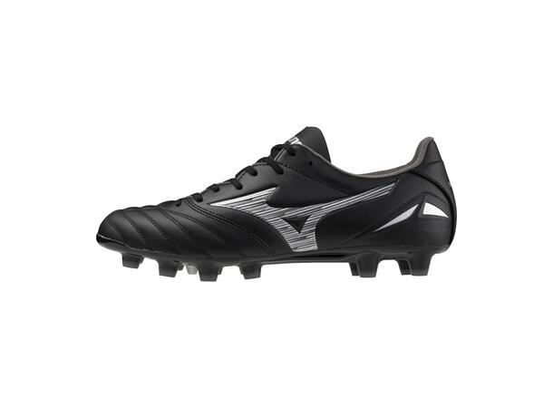 Morelia Neo IV Pro Sort/Sølv 9,5 Fotballsko til naturgress 