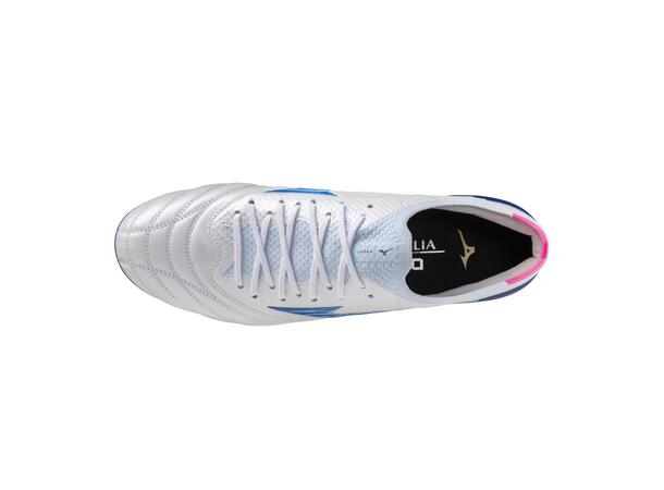 Morelia Neo IV ß Japan MIX Hvit/Rosa 8,5 Fotballsko til naturgress 