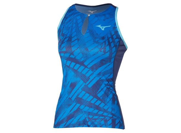 Mugen Printed Tank W Blå XS Singlet til trening 