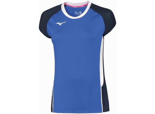 Premium High-Kyu Tee W Blå/Hvit 3XL Volleyballdrakt, dame 