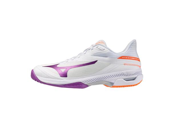 Wave Exceed Court AC W Hvit/Lilla 5 Sko til tennis og padel 