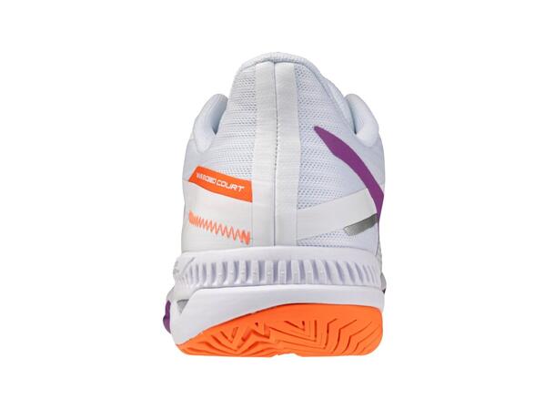 Wave Exceed Court AC W Hvit/Lilla 5 Sko til tennis og padel 
