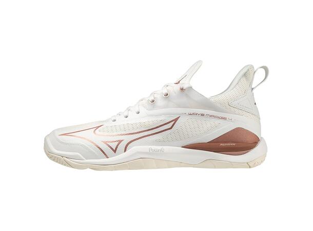 Wave Mirage 4 W Hvit 5 5 Toppmodell for raske spillere Mizuno Norge