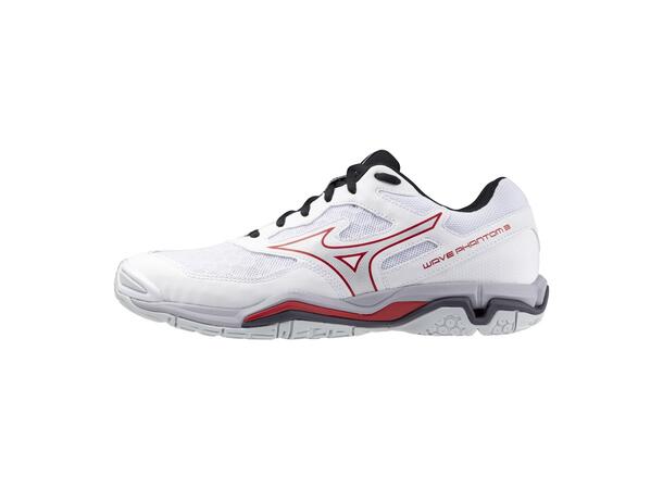 Wave Phantom 3 Hvit/Rød 12 Innendørssko herre 