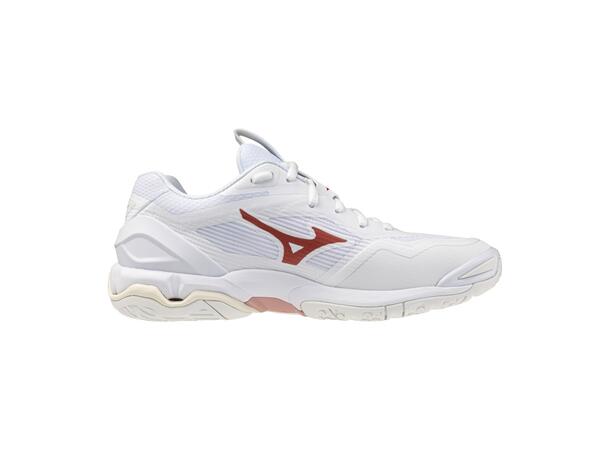 Wave Stealth 6 W Hvit/Rosa 4,5 Populær innendørssko 