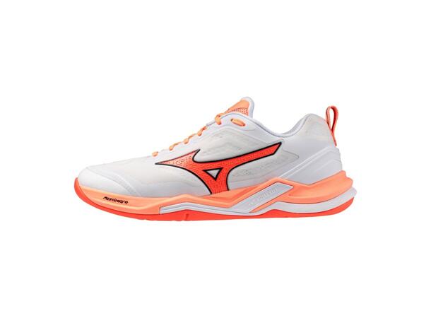 Wave Stealth Elite Hvit/Oransje 8 Toppmodell, håndball og volleyball 
