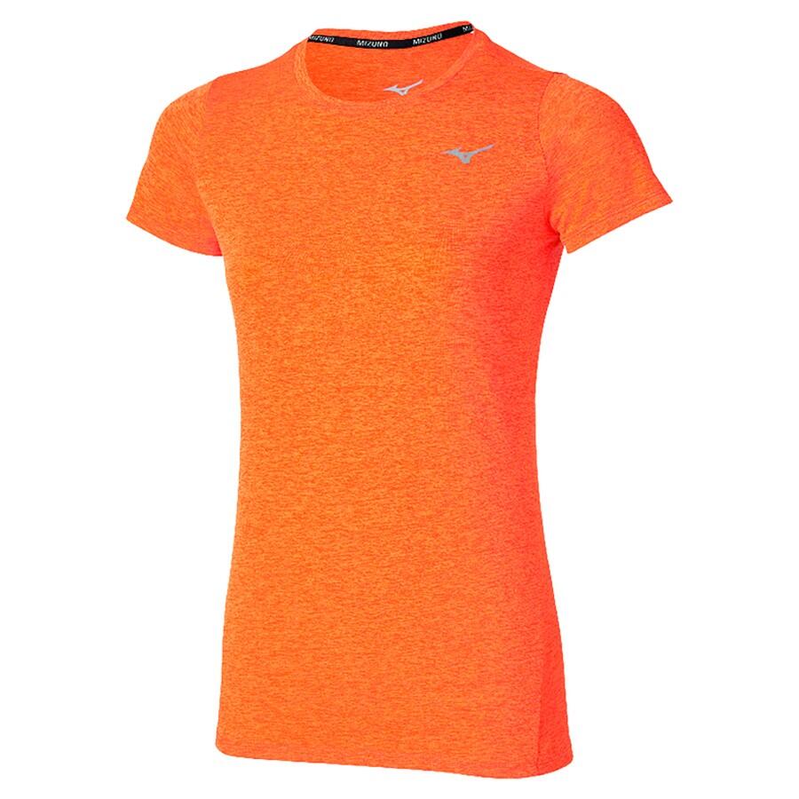 Core Impulse Short Sleeve T W Oransje XS Myk, teknisk t-skjorte til trening