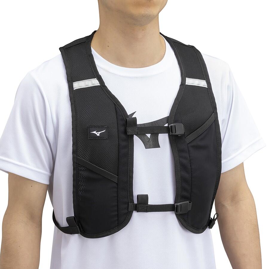 Løpevest med Refleks  Sort/Grå NS Komfortabel løpevest