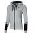 Athletics Sweat Jacket W Grå XS Fritidsjakke i bomullsblanding 