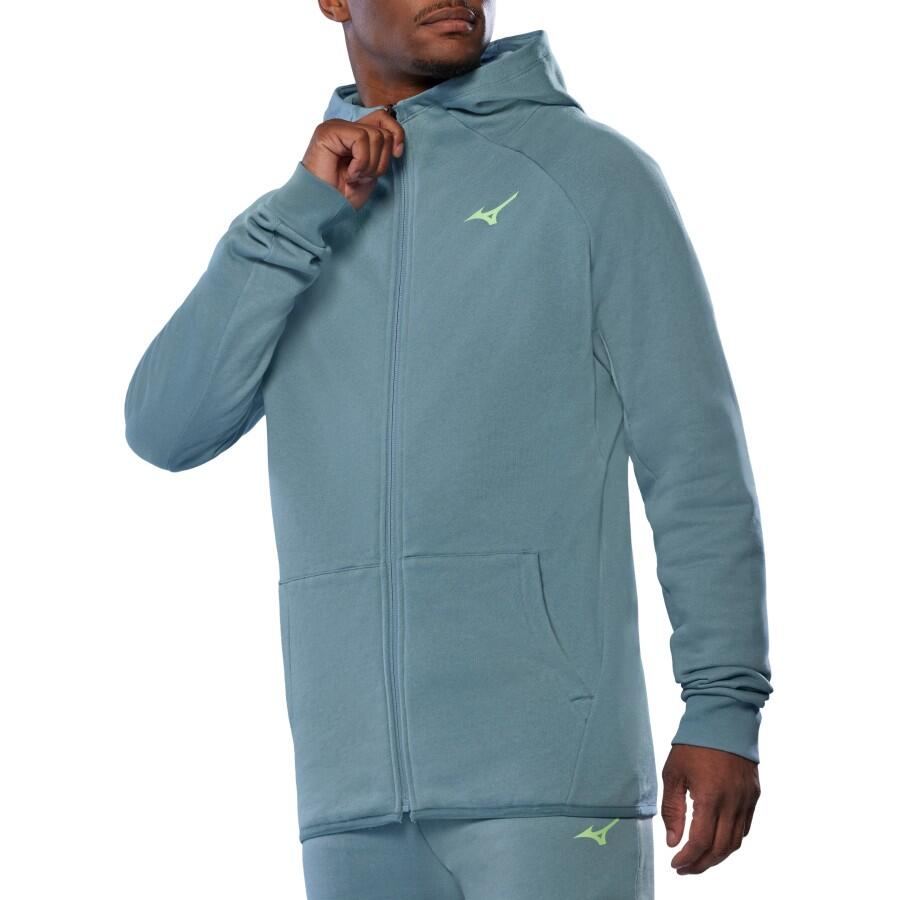 Athletics RB Sweat Jacket Skyggeblå S Komfortabel fritidsjakke