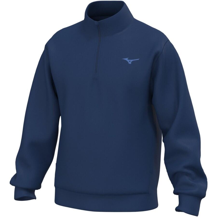 Athletic 1/4 Zip Top Mørk blå S Half-zip genser til herre
