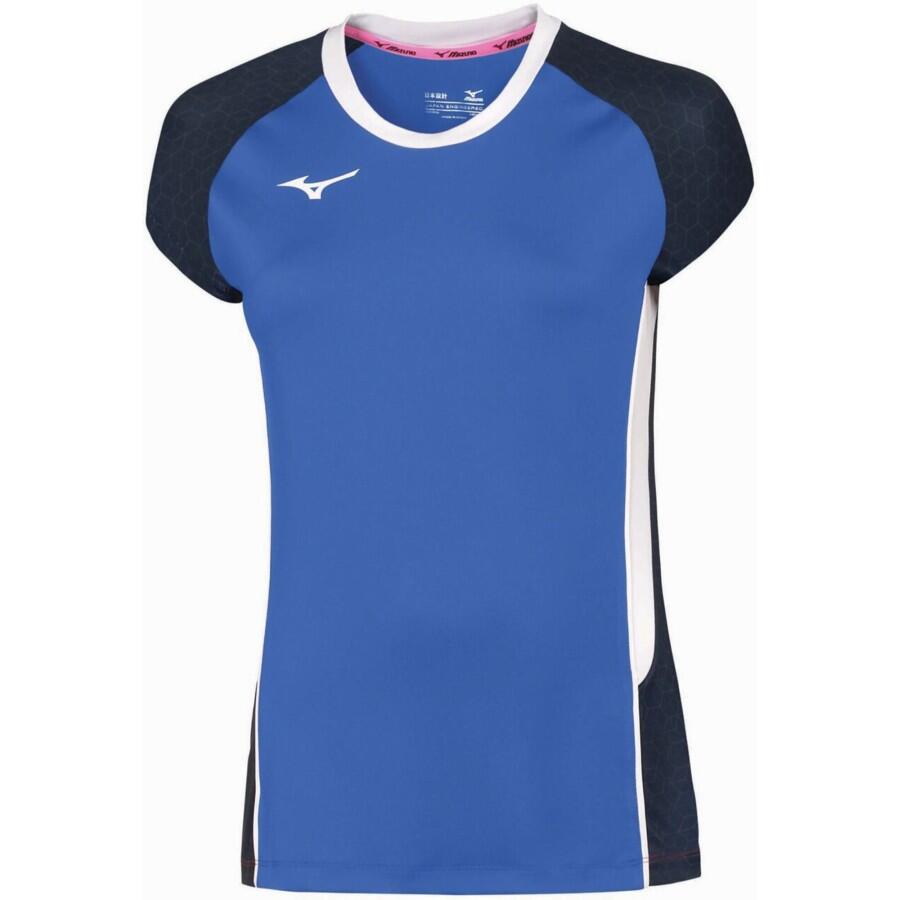 Premium High-Kyu Tee W Blå/Hvit 3XL Volleyballdrakt, dame