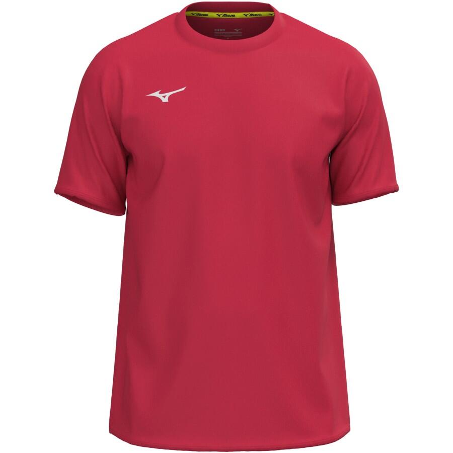 Mizuno Training Tee Rød XS T-skjorte trening