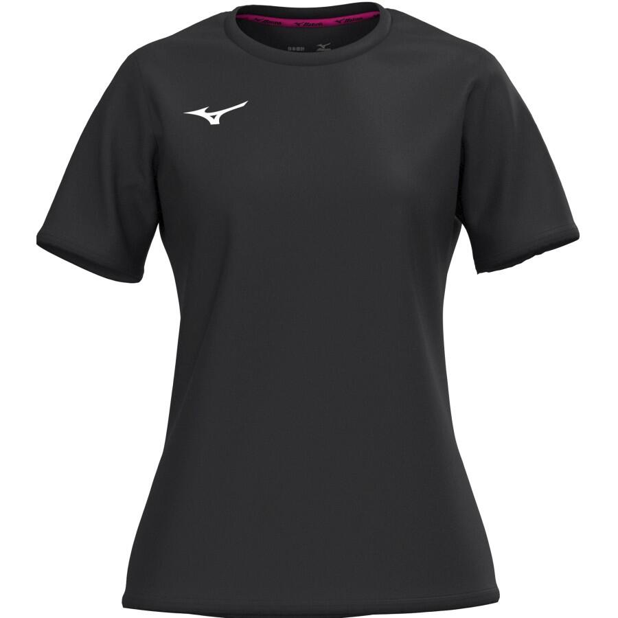 Mizuno Training Tee W Sort XS T-skjorte trening