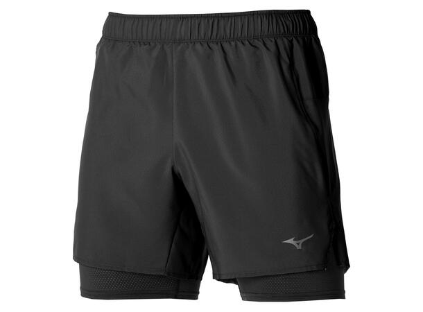 Core 5.5 2in1 Short Sort XXL Treningsshorts med innertights 