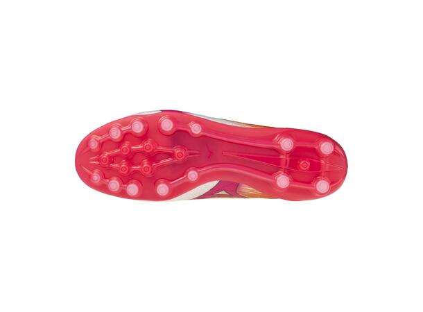 Mizuno Alpha III Elite AG Hvit/Rosa 9,5 Fotballsko, gress og kunstgress 