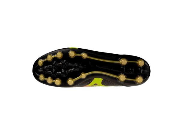 Mizuno Alpha III Elite AG Sort/Ora 9,5 Fotballsko, gress og kunstgress 