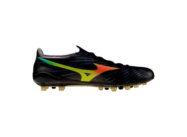 Mizuno Alpha III Elite AG Sort/Ora 9,5 Fotballsko, gress og kunstgress 