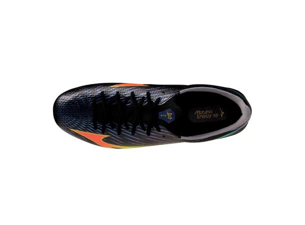 Mizuno Alpha III Elite AG Sort/Ora 9,5 Fotballsko, gress og kunstgress 