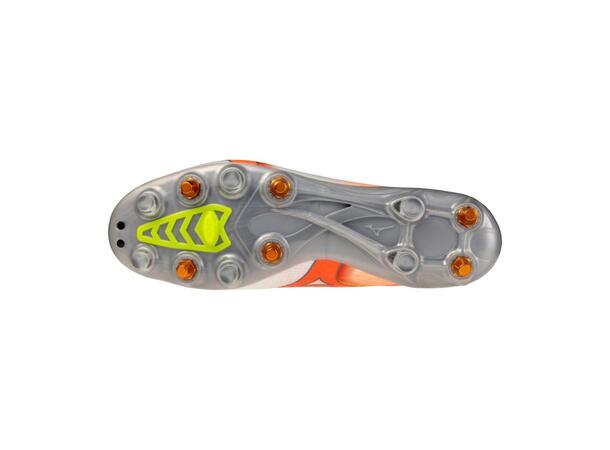 Mizuno Alpha III Elite MIX Hvit/Ora 5 Fotballsko, naturgress 