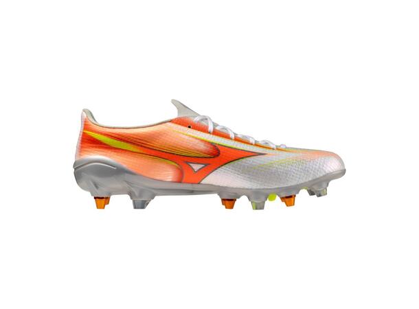 Mizuno Alpha III Elite MIX Hvit/Ora 5 Fotballsko, naturgress 