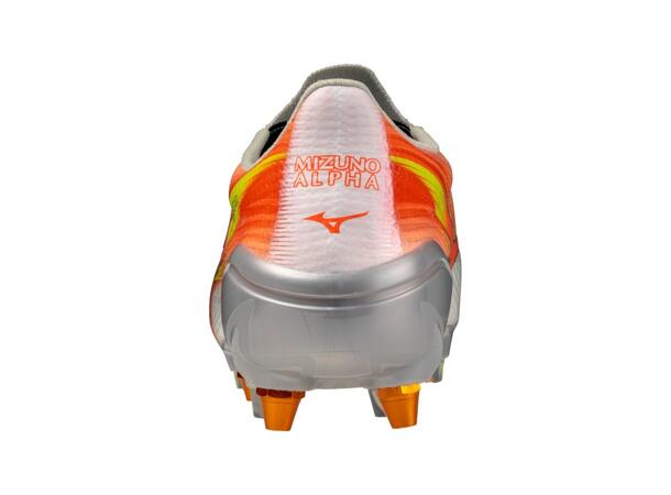Mizuno Alpha III Elite MIX Hvit/Ora 5 Fotballsko, naturgress 
