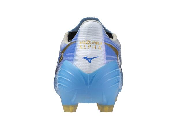 Mizuno Alpha III Japan Blå/Hvit 9,5 Toppmodell til naturgress 