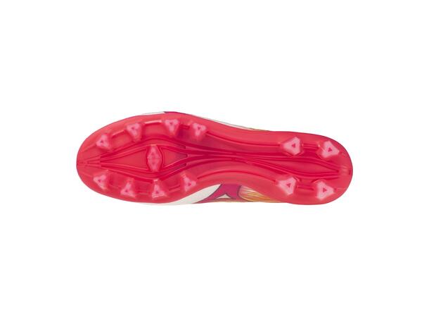 Mizuno Alpha III Pro Hvit/Rosa 8,5 Fotballsko, naturgress 