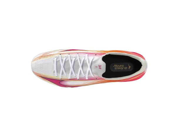 Mizuno Alpha III Pro Hvit/Rosa 8,5 Fotballsko, naturgress 