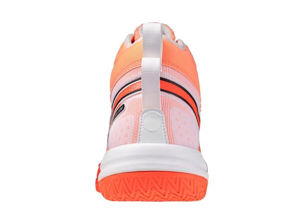 Mizuno Neo Jump Mid Rosa/Oransje 11,5 Volleyballsko for høyere hopp - mid-cut 