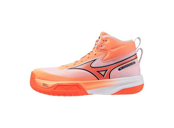 Mizuno Neo Jump Mid Rosa/Oransje 11,5 