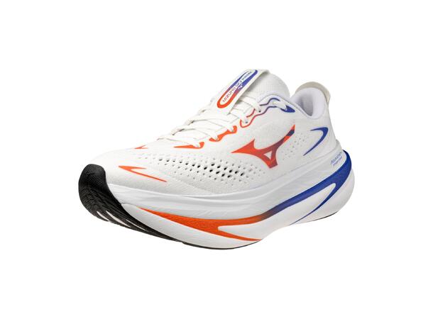 Mizuno Sky Prime Hvit/Oransje 9,5 Nyhet for maksimal demping og respons 