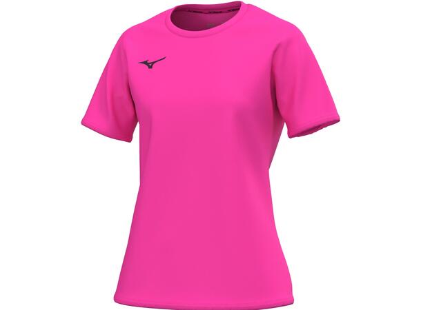 Mizuno Training Tee W Rosa XS T-skjorte trening 