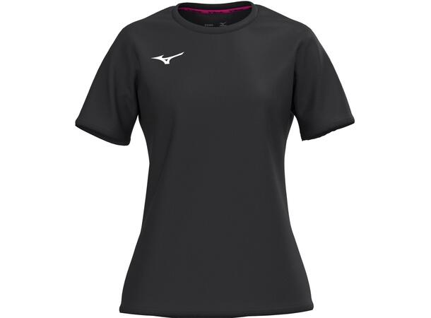 Mizuno Training Tee W Sort XS T-skjorte trening 