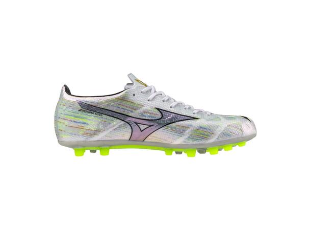 Mizuno a II Elite AG Hvit/Sølv 8,5 Fotballsko til gress og kunstgress 